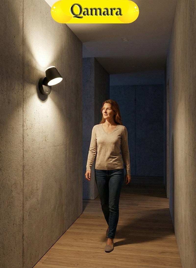 QAMARA 15000mAh Rechargeable LED Wall Light - Smart Motion Sensor Lamp - Wireless Dimmable Spotlight - Image 4